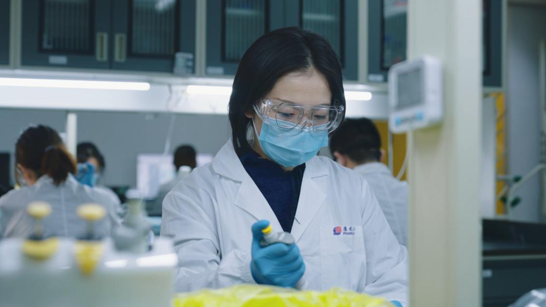 asian scientist in lab