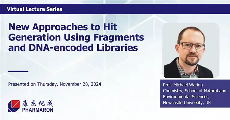 November Virtual Lecture Series with Mike Waring about Hit generation approaches