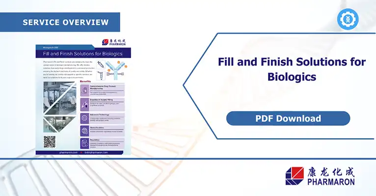 Fill And Finish Biologics | Aseptic DP Manufacturing