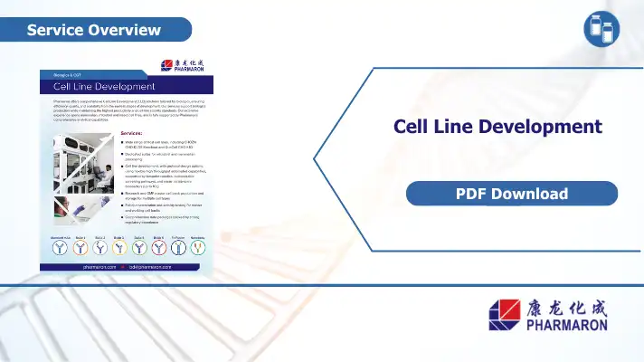 Comprehensive Cell Line Development | Pharmaron CDMO
